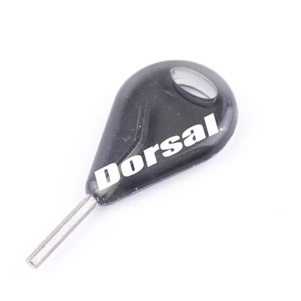 DORSAL Molded Stainless Steel Surfboard Fins Hex Key Surf (FCS Compatible) Smoke Universal Stainless Steel