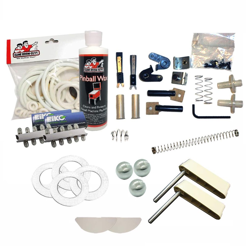 Game Room Guys 1976 Bally Old Chicago Pinball White Premium Maintenance Kit
