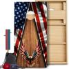 CornholeGamesUSA Pro Cornhole Boards Set | Made in USA | 3/4 Baltic Birch | No Bounce | Triple Thick Legs | Two Brace & Handles, Tournament 2x4 Regulation Set with Score Tower & Cornhole Bags view 1