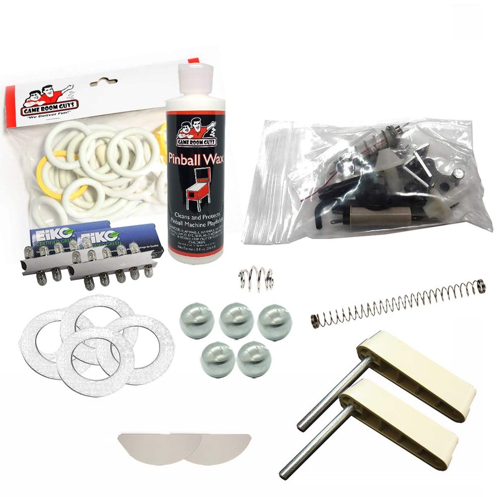 Game Room Guys 1972 Bally Space Time Pinball White Premium Maintenance Kit
