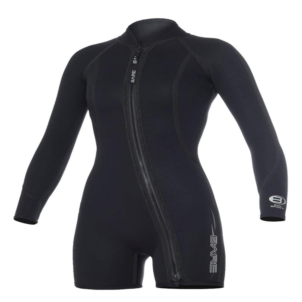 BARE 3mm Sport Step-in Jacket, Womens, Black - 16