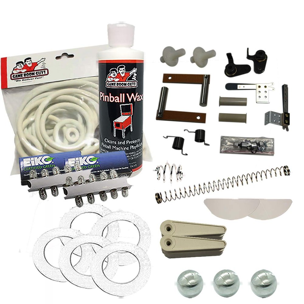 Game Room Guys 1960 Gottlieb Flipper Pinball White Premium Maintenance Kit
