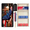 CornholeGamesUSA Pro Cornhole Boards Set | Made in USA | 3/4 Baltic Birch | No Bounce | Triple Thick Legs | Two Brace & Handles, Tournament 2x4 Regulation Set with Score Tower & Cornhole Bags view 1
