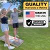 CornholeGamesUSA Pro Cornhole Boards Set | Made in USA | 3/4 Baltic Birch | No Bounce | Triple Thick Legs | Two Brace & Handles, Tournament 2x4 Regulation Set with Score Tower & Cornhole Bags view 4
