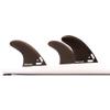 DORSAL Surfboard Fins Thruster 3 Set FCS Compatible Black Medium Fiberglass with Hexcore view 3