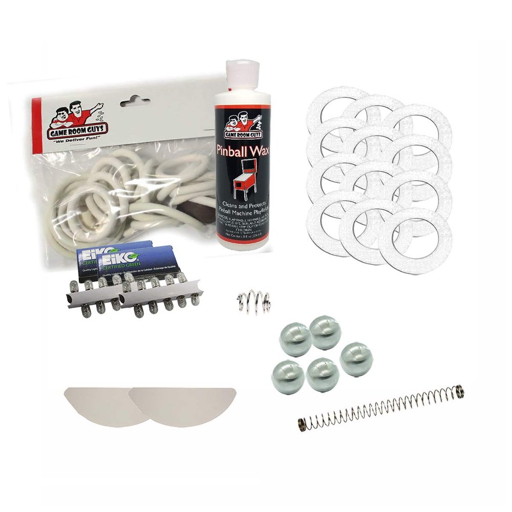 Game Room Guys 1947 United Nevada Pinball White Premium Maintenance Kit
