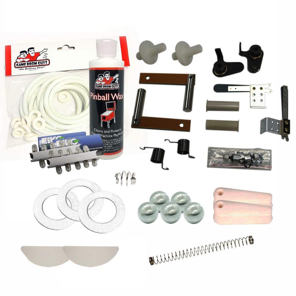 Game Room Guys 1955 Gottlieb Wishing Well Pinball White Premium Maintenance Kit