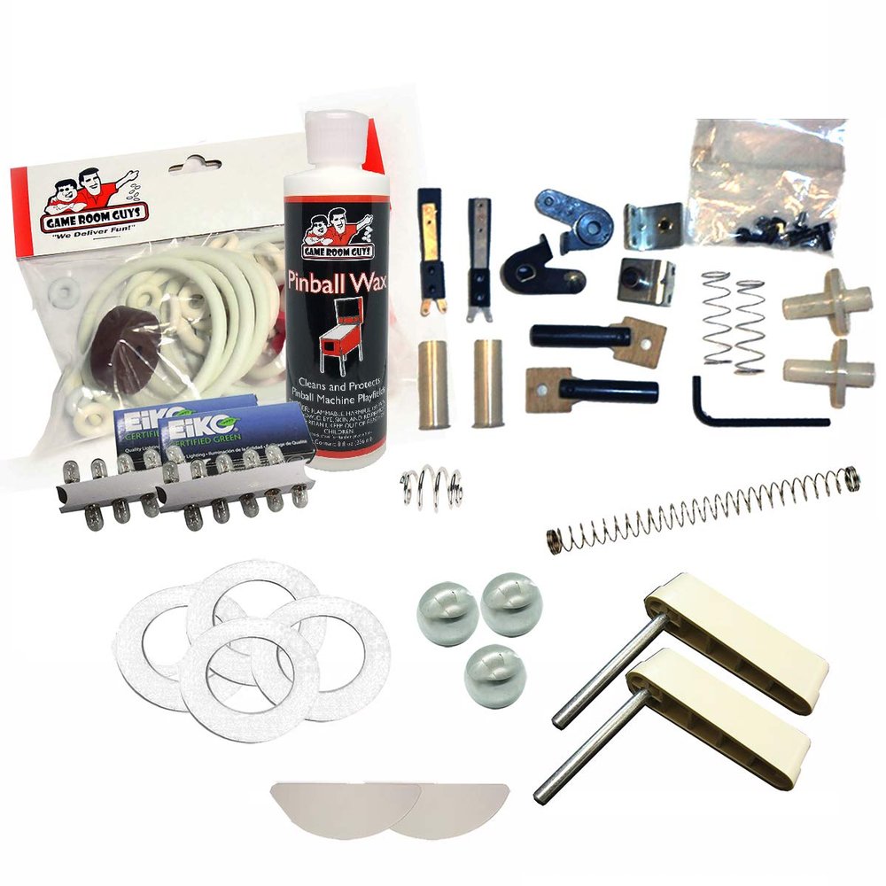 Game Room Guys 1975 Bally Bow and Arrow Pinball White Premium Maintenance Kit