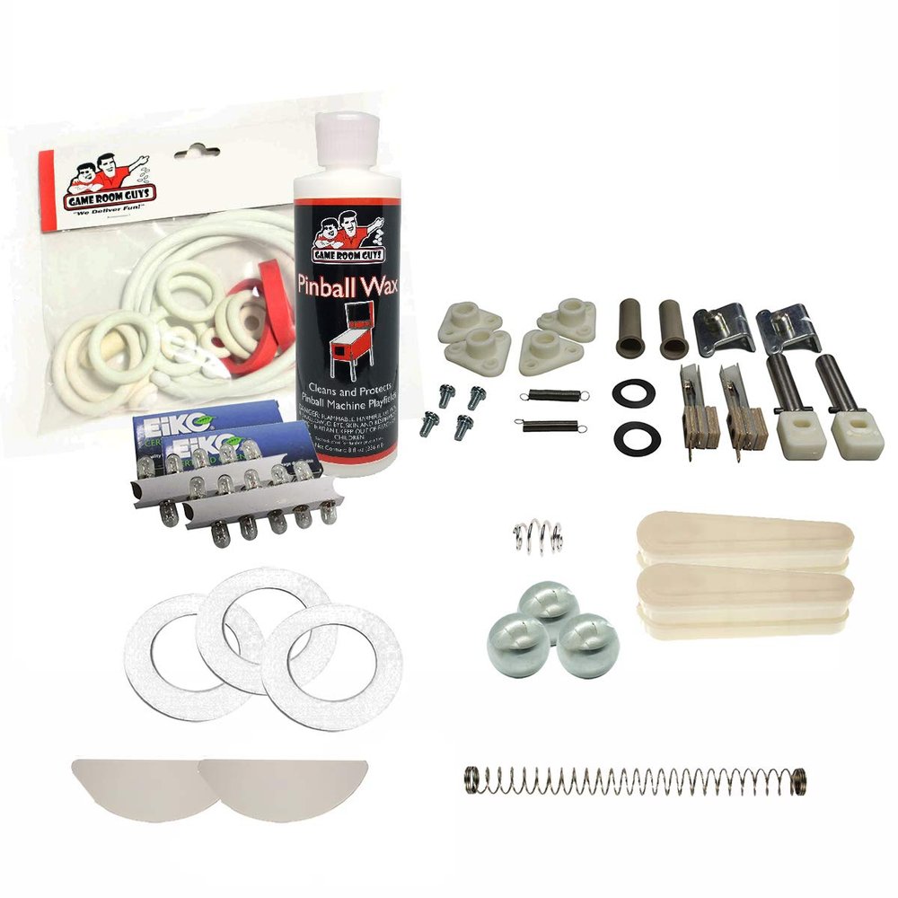 Game Room Guys 1978 Gottlieb Hit The Deck Pinball White Premium Maintenance Kit