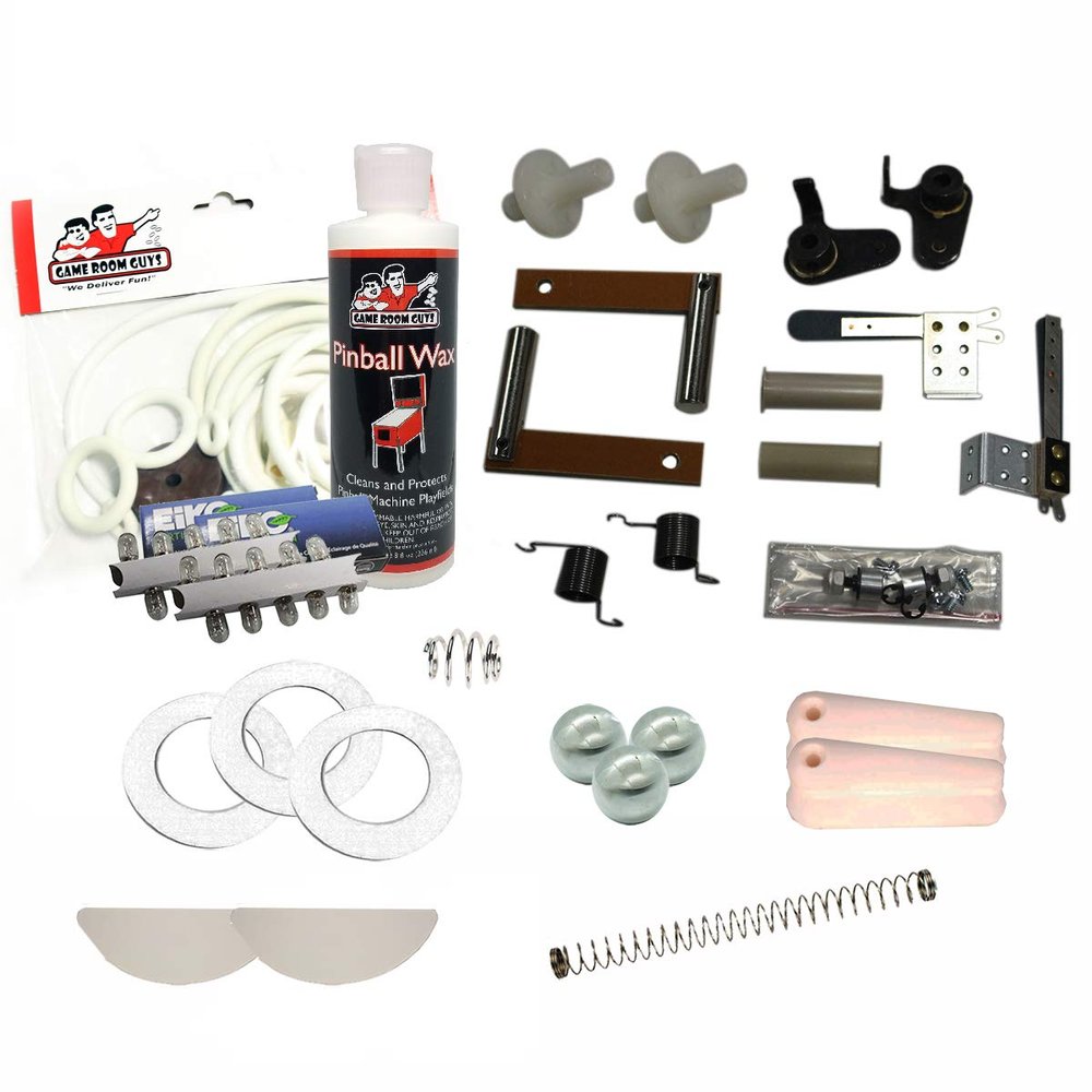 Game Room Guys 1960 Gottlieb Wagon Train Pinball White Premium Maintenance Kit