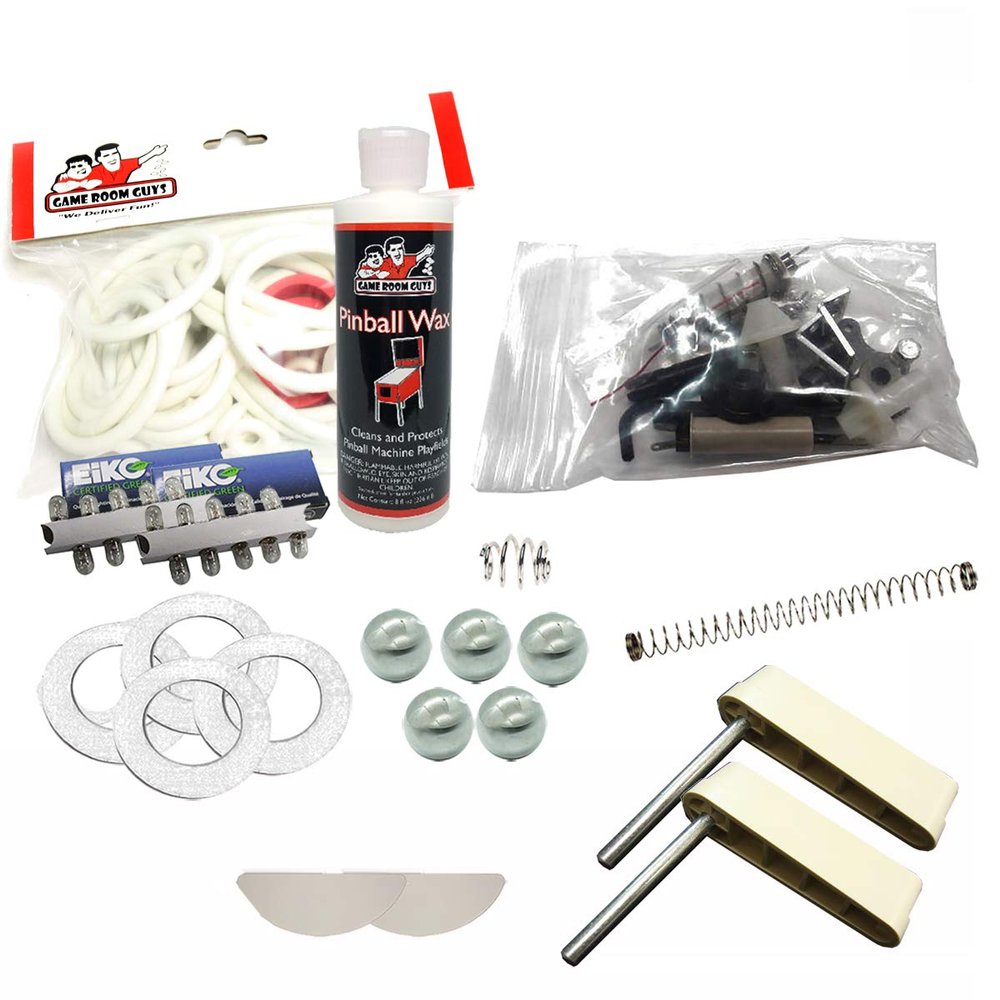 Game Room Guys 1969 Bally King TUT Pinball White Premium Maintenance Kit