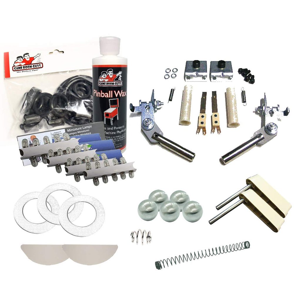 Game Room Guys 1970 Bally Big Valley Pinball White Premium Maintenance Kit