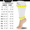 Mojo - Compression Socks Footless for Women and Men 20-30mmHg - Big and Tall Medical Leg Compression Sleeve for Flying, Nurses, Travel Circulation - White, 3X-Large - A604 view 3