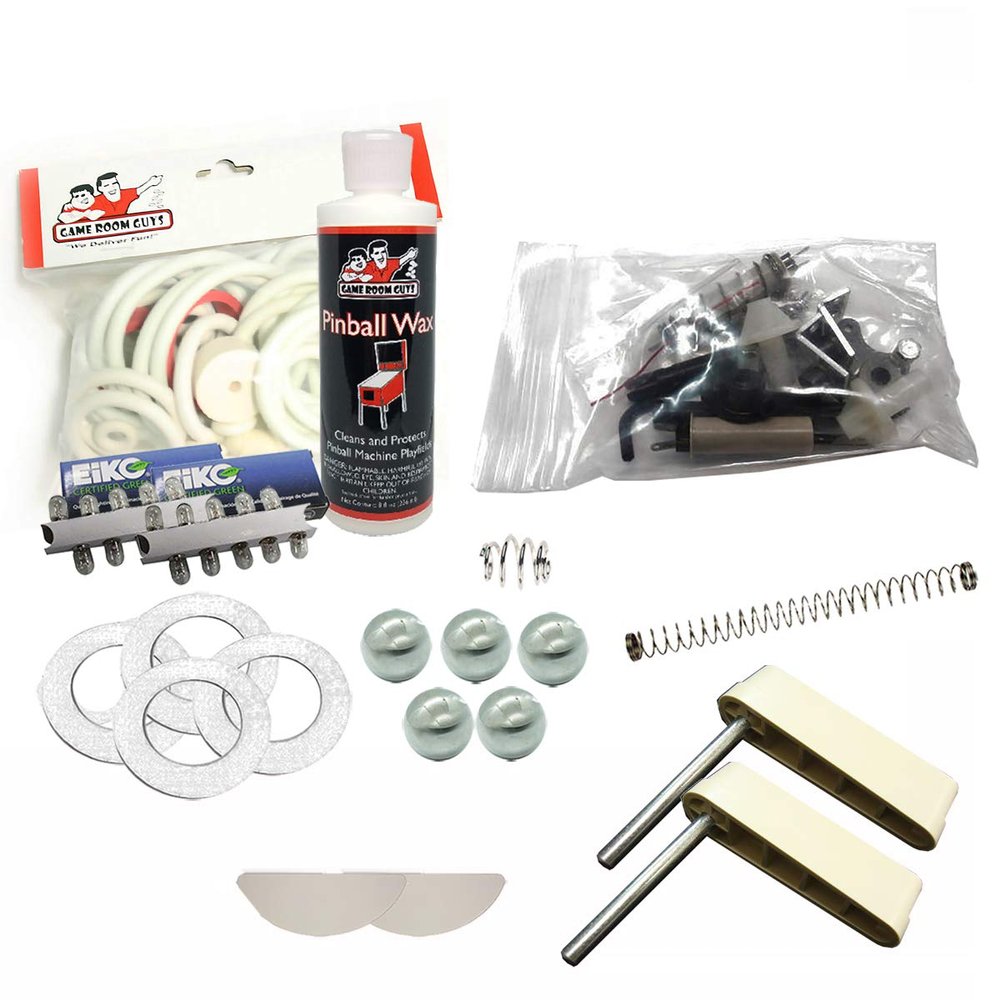 Game Room Guys 1970 Bally King Rex Pinball White Premium Maintenance Kit