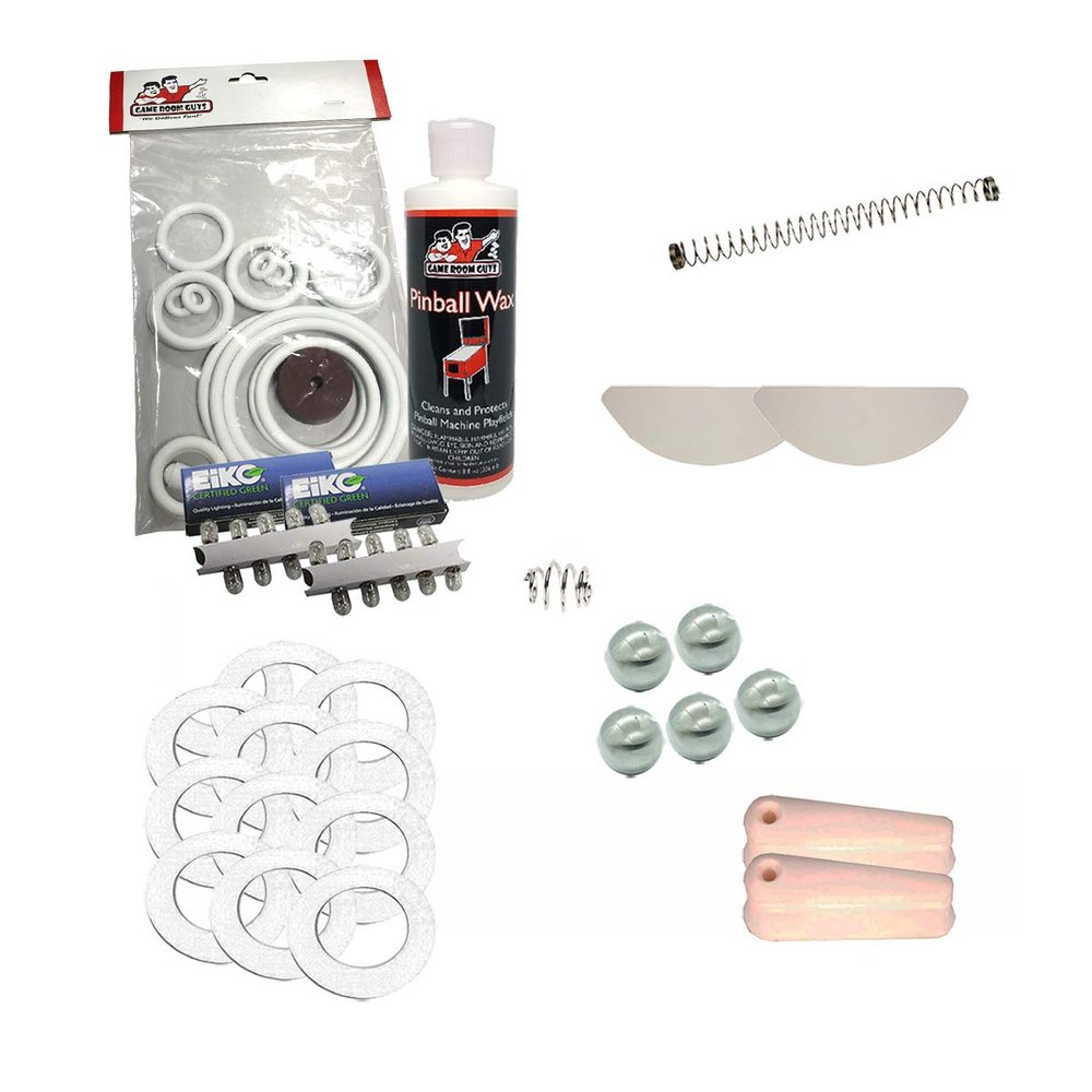 Game Room Guys 1949 Gottlieb K.C. Jones Pinball White Premium Maintenance Kit