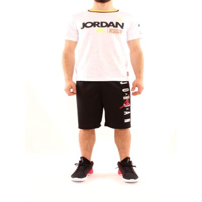 Jordan Boy's Shorts (Big Kids) Black MD (10-12 Big Kid)
