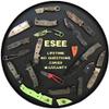 ESEE-5 1095 Carbon Steel, Black Kydex Sheath (Venom Green Blade, Neon Green/Black G10 3D Handle) view 3