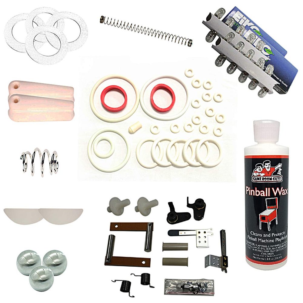 Game Room Guys 1975 Bally Hi Deal Pinball White Premium Maintenance Kit