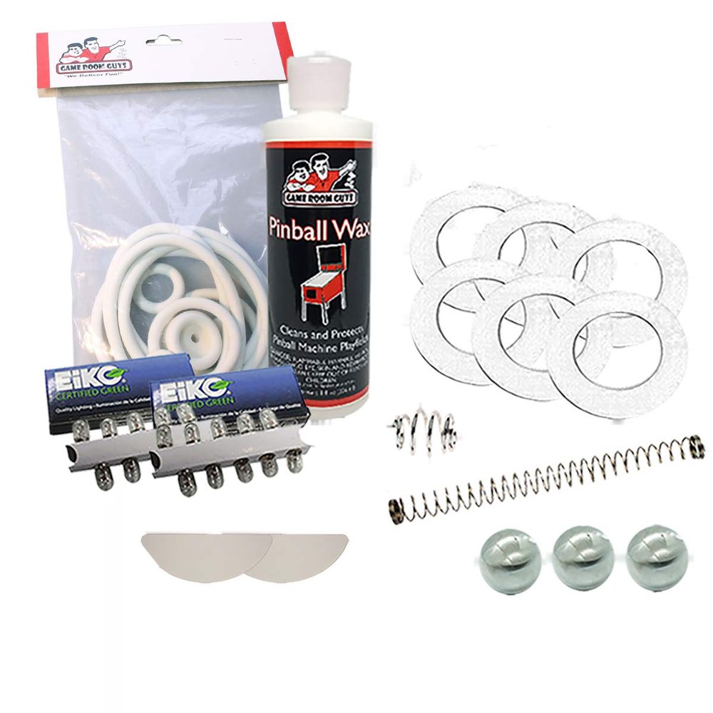 Game Room Guys 1966 Bally Deluxe Fun Cruise Pinball White Premium Maintenance Kit