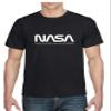 ALLNTRENDS Men's T Shirt NASA America's Space Agency Love Spaceship Shirts (2XL, Black) view 1