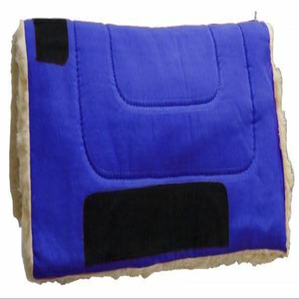 Showman 32" x 32" Heavy Canvas Top Saddle Pad (Brown)