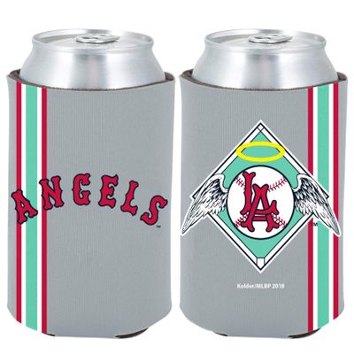 Angels 2-Pack Throwback Design 12oz CAN Neoprene Beverage Insulator Holder Cooler Baseball