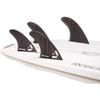 DORSAL Surfboard Fins Quad 4 Set Future Compatible Black Medium Carbon Fiber with Honeycomb Hexcore view 2
