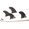 DORSAL Surfboard Fins Quad 4 Set Future Compatible Black Medium Carbon Fiber with Honeycomb Hexcore view 3