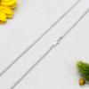 925 Sterling Silver Necklace Thin 1mm to 3.4mm Thick High Polished Solid Wheat Chain Necklace, Made In Italy (Available Length 16, 18, 20, 22, 24, 30 Inch), 20 view 4