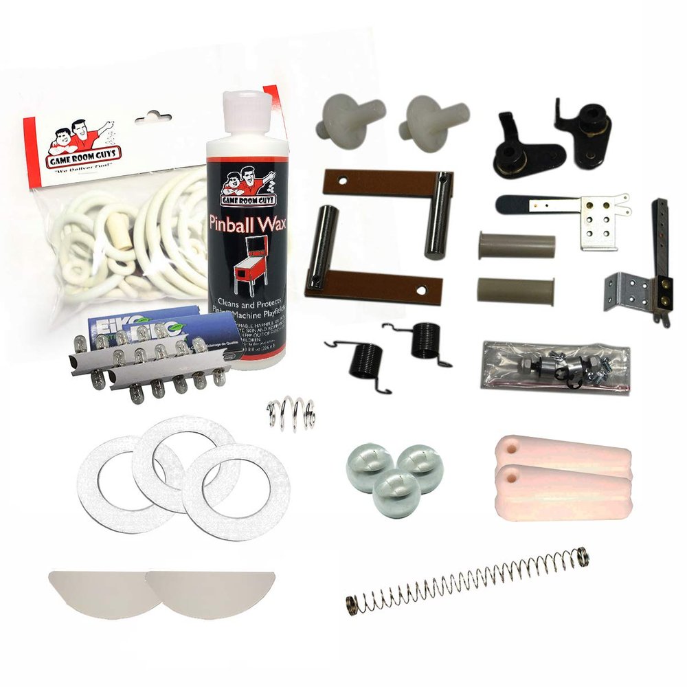 Game Room Guys 1962 Gottlieb Cover Girl Pinball White Premium Maintenance Kit