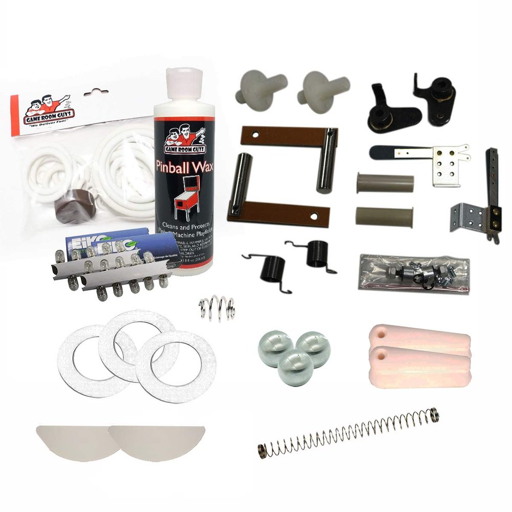 Game Room Guys 1962 Gottlieb Preview Pinball White Premium Maintenance Kit