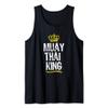 Muay Thai King Men Boys Boxing Funny Tank Top view 1