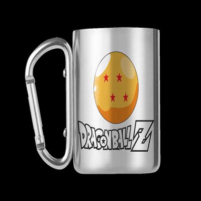 GB eye Unisex's Carabiner Mug, Silver, Width (7.5cm) Height (9cm)