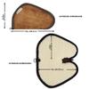 Allen Company 8" Suede Handgun Case view 2