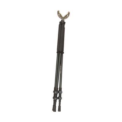 Allen Company Axial Shooting Stick - Adjustable Tripod/Bipod/Monopod 61 inch by Allen with Quick-Snap & Rubber Grip Cradle, Black