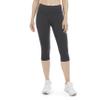 Energy Zone Women's Cotton Stretch High Waist Crop Legging, Charcoal Heather, Large view 1