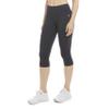Energy Zone Women's Cotton Stretch High Waist Crop Legging, Charcoal Heather, Large view 3