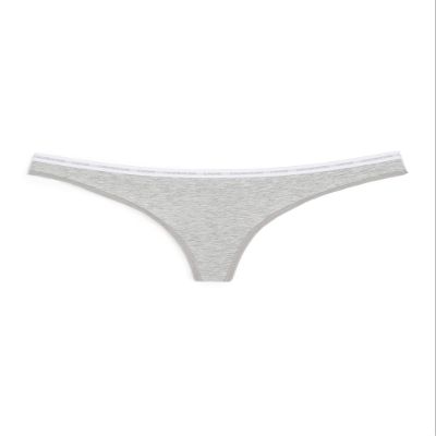 CK One Cotton Thong Panty Grey Heather