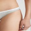 CK One Cotton Thong Panty Grey Heather view 3