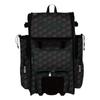 Boombah Rolling Superpack 2.0 3DHC Baseball/Softball Gear Bag - 23-1/2" x 13-1/2" x 9-1/2" - Black/Dark Green - Telescopic Handle - Holds 4 Bats - Wheeled Version view 1