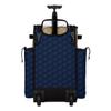 Boombah Rolling Superpack 2.0 3DHC Baseball/Softball Gear Bag - 23-1/2" x 13-1/2" x 9-1/2" - Navy/Vegas Gold - Telescopic Handle - Holds 4 Bats - Wheeled Version view 3