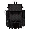 Boombah Rolling Superpack 2.0 3DHC Baseball/Softball Gear Bag - 23-1/2" x 13-1/2" x 9-1/2" - Black/Maroon - Telescopic Handle - Holds 4 Bats - Wheeled Version view 1