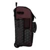 Boombah Rolling Superpack 2.0 3DHC Baseball/Softball Gear Bag - 23-1/2" x 13-1/2" x 9-1/2" - Black/Maroon - Telescopic Handle - Holds 4 Bats - Wheeled Version view 2