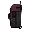 Boombah Rolling Superpack 2.0 3DHC Baseball/Softball Gear Bag - 23-1/2" x 13-1/2" x 9-1/2" - Black/Maroon - Telescopic Handle - Holds 4 Bats - Wheeled Version view 4