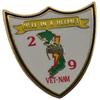 2/9 HELL IN A HELMET LAPEL PIN OR HAT PIN - Size 7/8" - VETERAN OWNED BUSINESS view 1