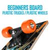 RUDEBOYS 17 Inch Mini Wooden Beginner Skateboard (Dinosaur Design) view 4