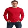 Hanes 6.1 oz. Tagless Long-Sleeve T-Shirt (5586) Deep Red, 3XL view 1