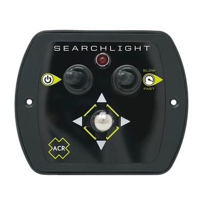 acr Dash Mount Point Pad for RCL-95 Searchlight [9637], Black, One Size
