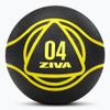 ZIVA Medicine Exercise Ball - Durable Rubber Shell, Easy-Grip Textured Finish - Strength Training, Core Workouts - Black 4lb view 1