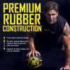 ZIVA Medicine Exercise Ball - Durable Rubber Shell, Easy-Grip Textured Finish - Strength Training, Core Workouts - Black 4lb view 2